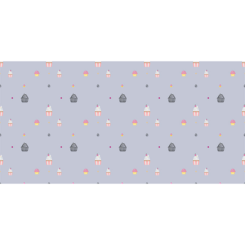 Illustration Mural Wallpaper Food Pattern Environment Friendly Sitting Room Wall Mural