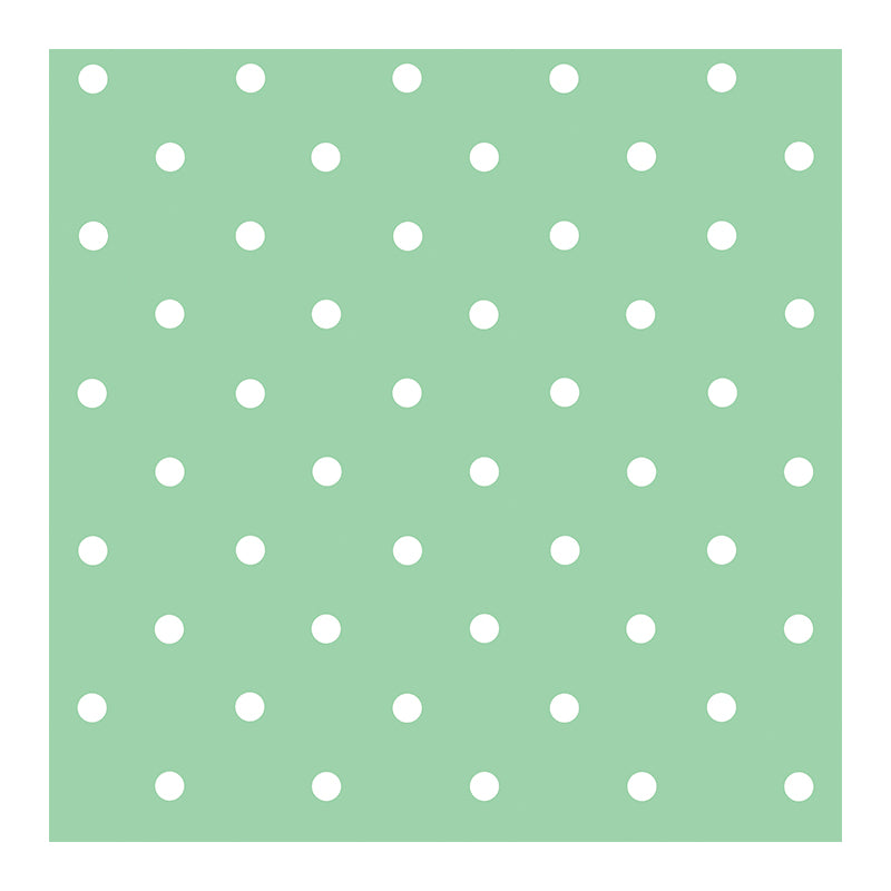 Polka Dot Mildew Resistant Wallpaper Illustration Sleeping Room Wall Mural