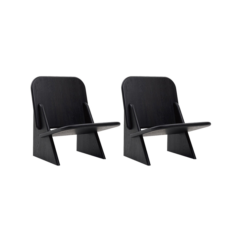 Industrial Style Arm Chair Open Back Wood Dining Room Chair for Dining Room