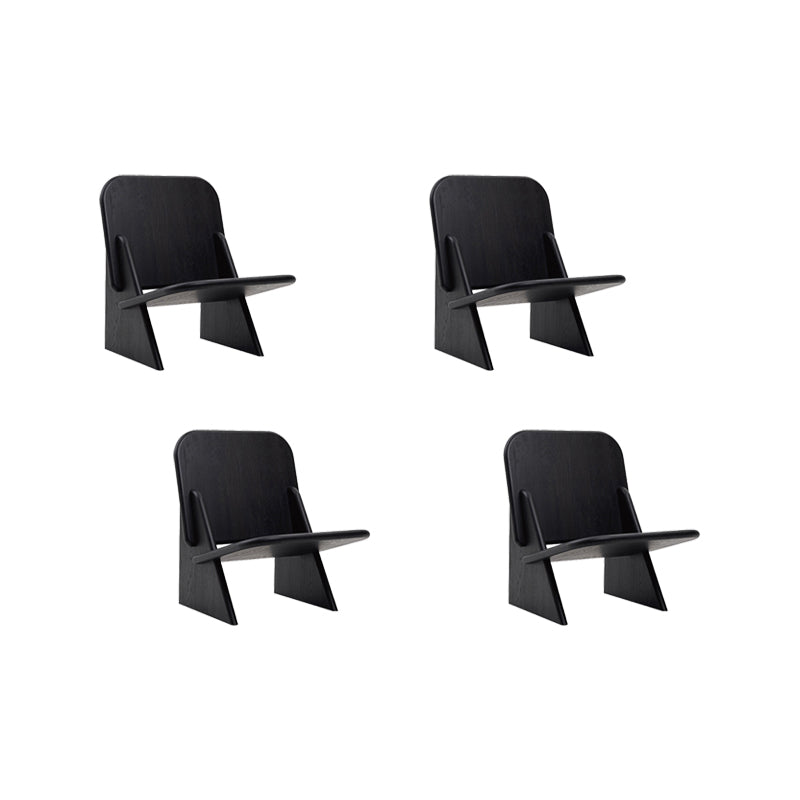 Industrial Style Arm Chair Open Back Wood Dining Room Chair for Dining Room