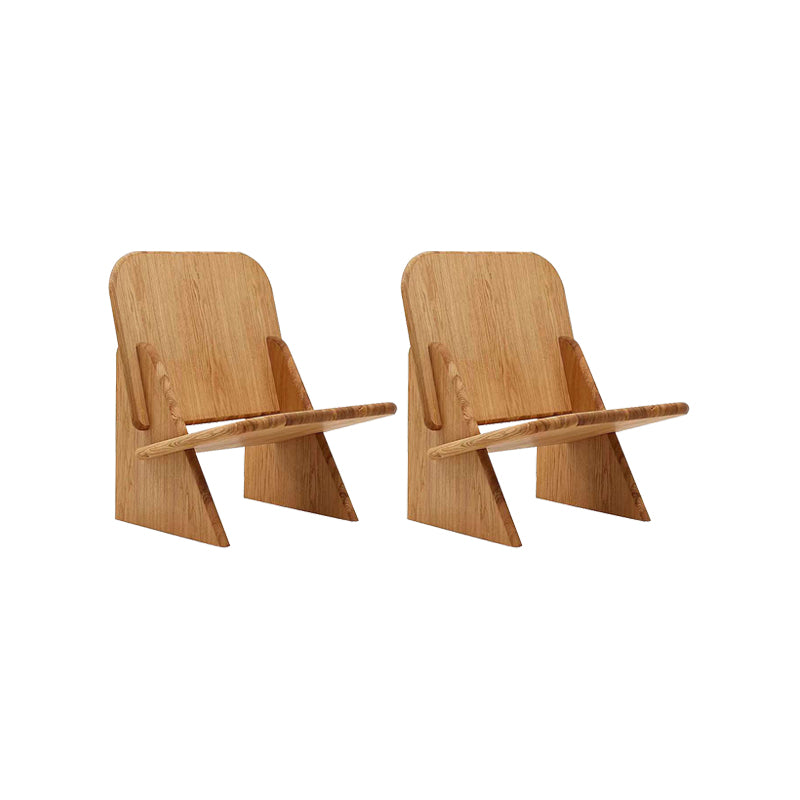 Industrial Style Arm Chair Open Back Wood Dining Room Chair for Dining Room