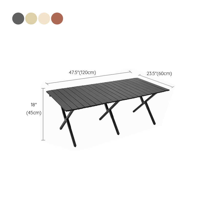 Modern Foldable Camping Table Rectangle Waterproof Camping Table