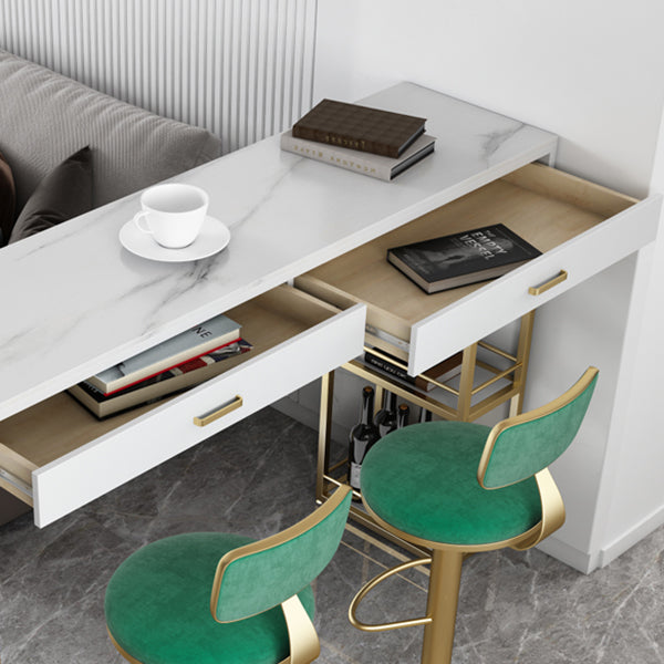 Modern Style Bar Table Set 1/2/3 Pcs Stone Specialty Bar Set for Indoor