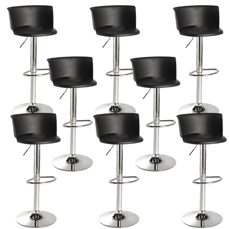 Modern Style Counter Stool Adjustable Height Stool with Footrest