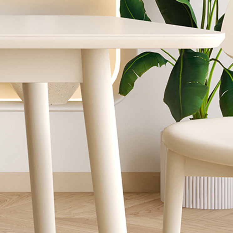 White Rectangle Dining Room Table Modern Dinner Room Kitchen Table