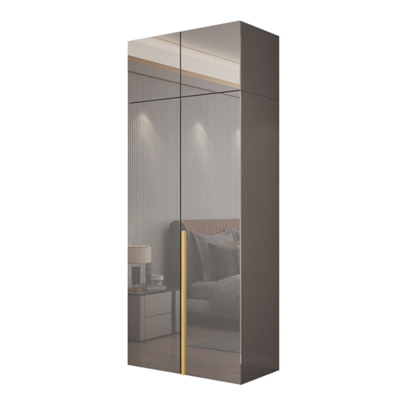 Engineered Wood Wardrobe Closet with Shelves Modern Wardrobe Cabinet for Home