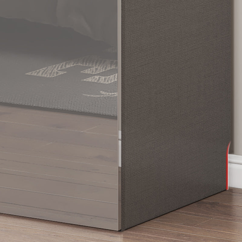 Engineered Wood Wardrobe Closet with Shelves Modern Wardrobe Cabinet for Home