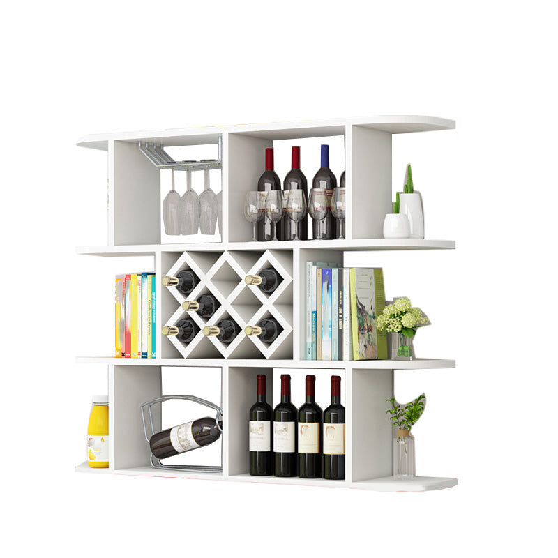 Modern Hanging Wine Bottle Holder Wooden Kitchen Wine Rack Bottle