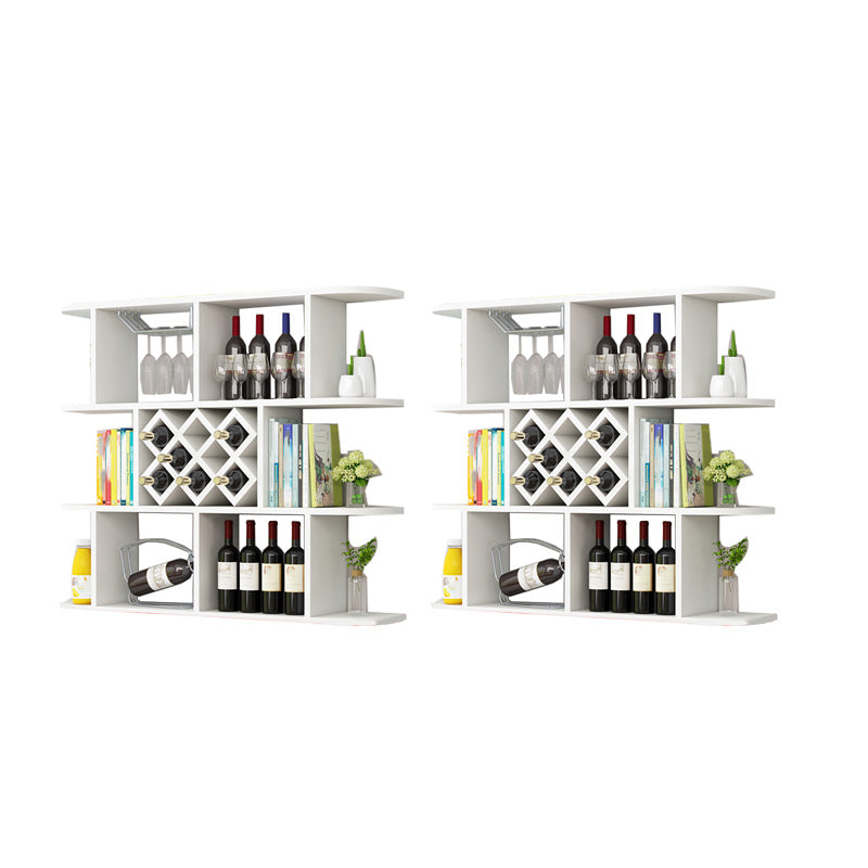 Modern Hanging Wine Bottle Holder Wooden Kitchen Wine Rack Bottle