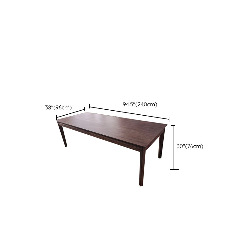 Rectangle Dining Table Cherry Wooden Table for Kitchen Dining Room