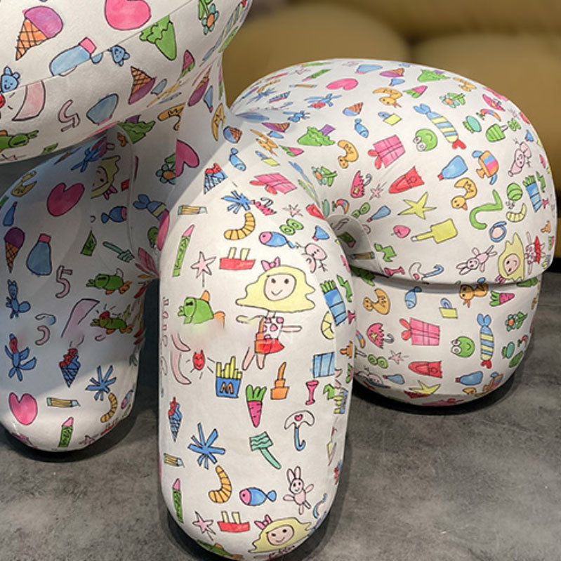 Creative Kid's Dining Chair Upholstered Pony Dining Chair for Home