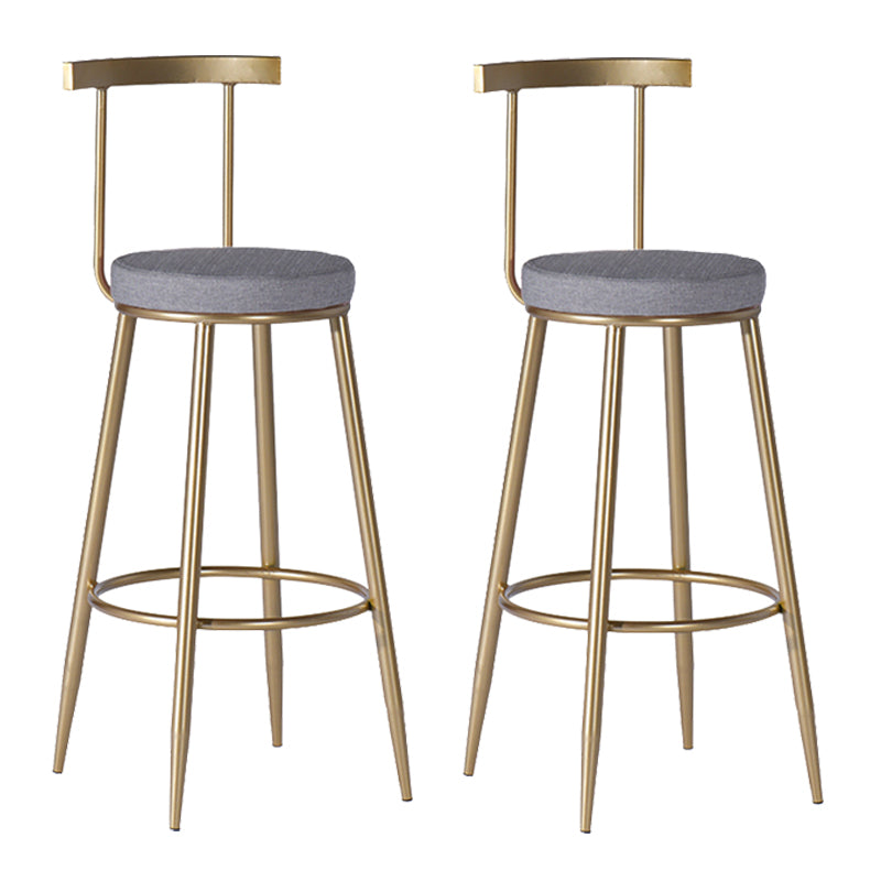 White Pub Table Set with Metal Chairs 1/2/3 Pcs Modern Round Bar Set