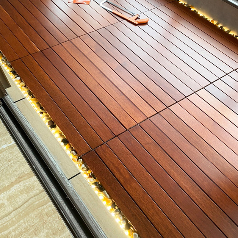 Wood Flooring Click-Locking 12" X 12" Square Hardwood Flooring
