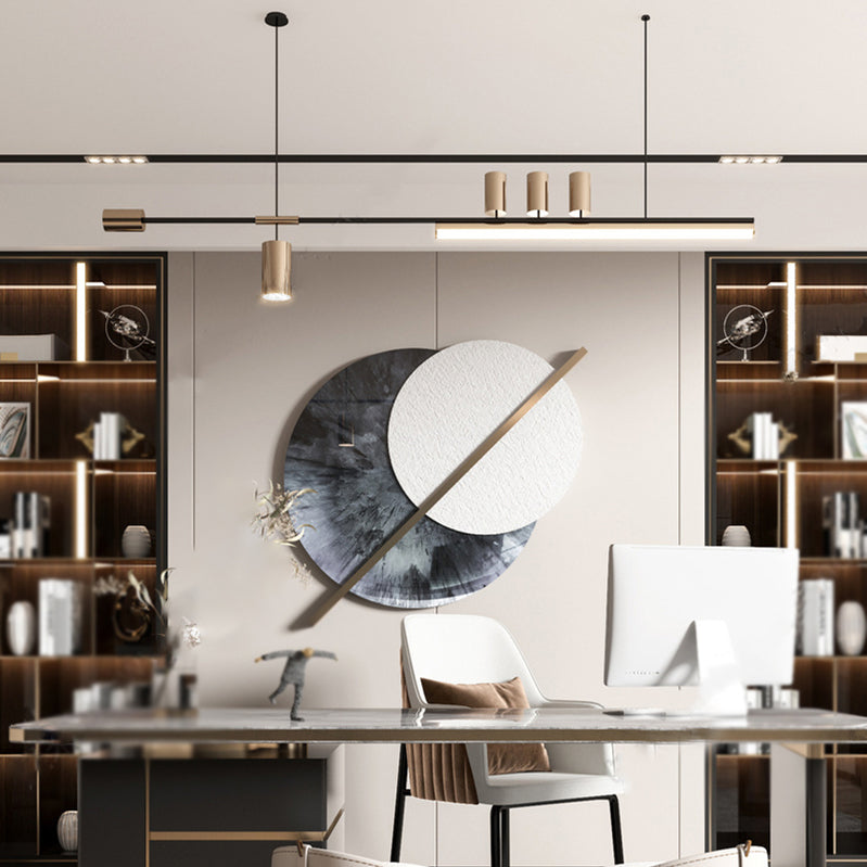 Modern LED Island Fixture Metal Ceiling Pendant Light for Kitchen