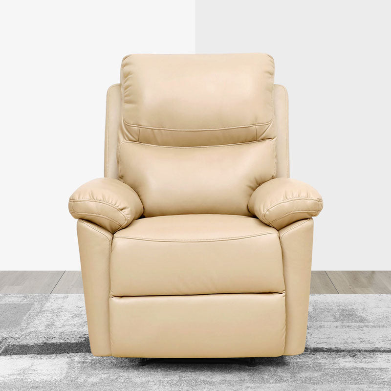 Contemporary Metal Frame Standard Recliner Solid Color Recliner Chair