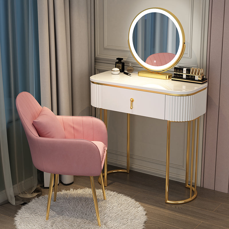 Glam Bedroom Vanity Dressing Table Wood Vanity Dressing Table Set