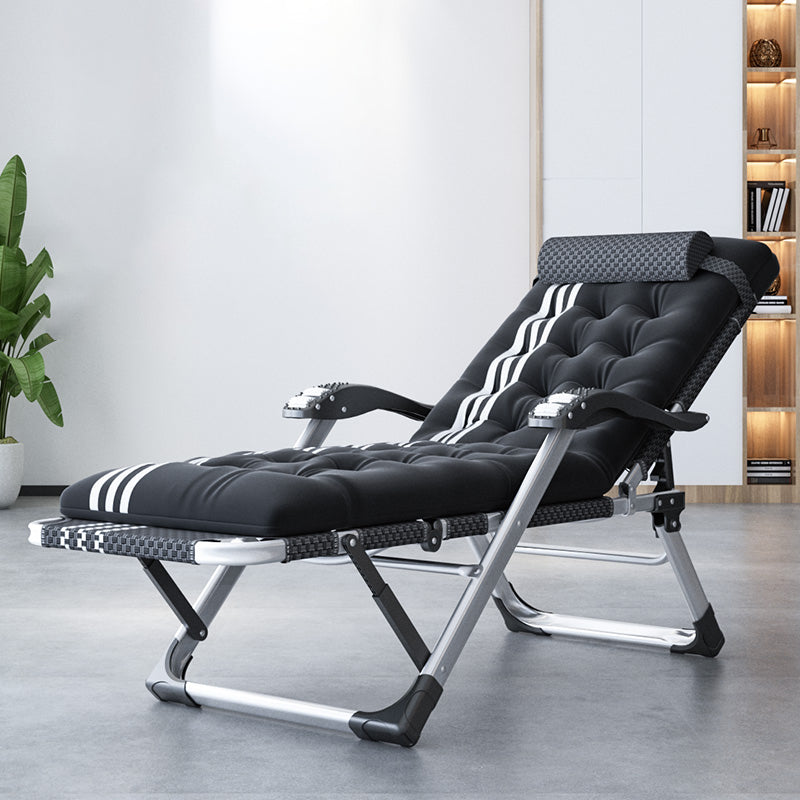 Modern Style Metal Frame Standard Recliner Foldable Recliner Chair