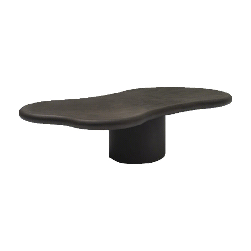 Pedestal Coffee or End Table Contemporary Slate Coffee Cocktail Table