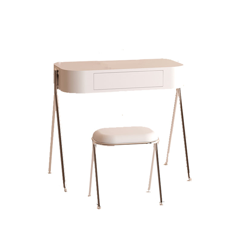 Contemporary Wood Vanity Dressing Table Bedroom Makeup Vanity Desk with Drawer