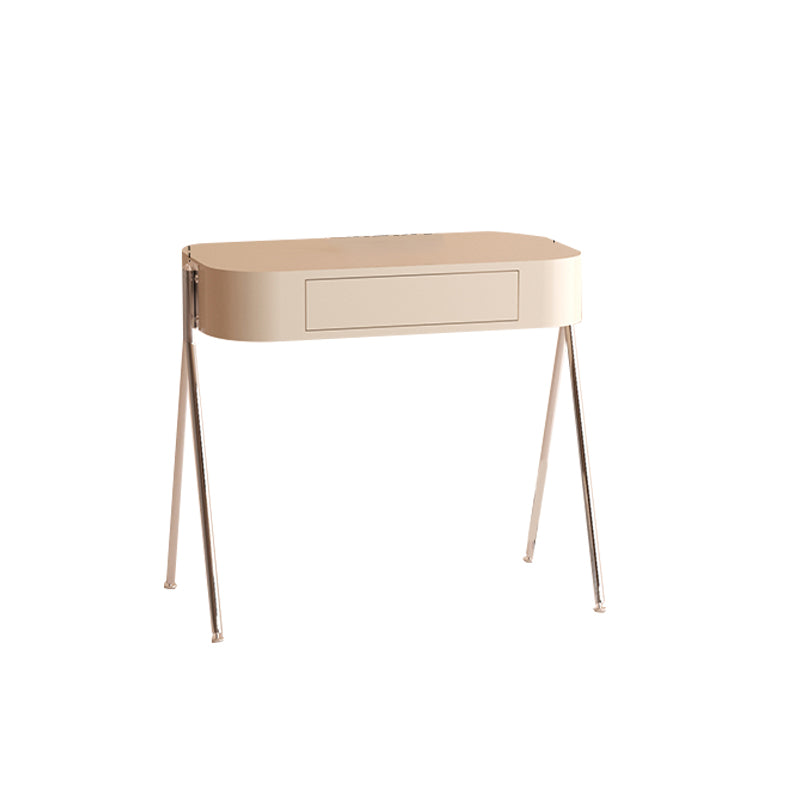 Contemporary Wood Vanity Dressing Table Bedroom Makeup Vanity Desk with Drawer