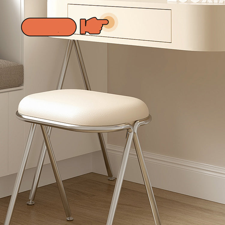 Contemporary Wood Vanity Dressing Table Bedroom Makeup Vanity Desk with Drawer
