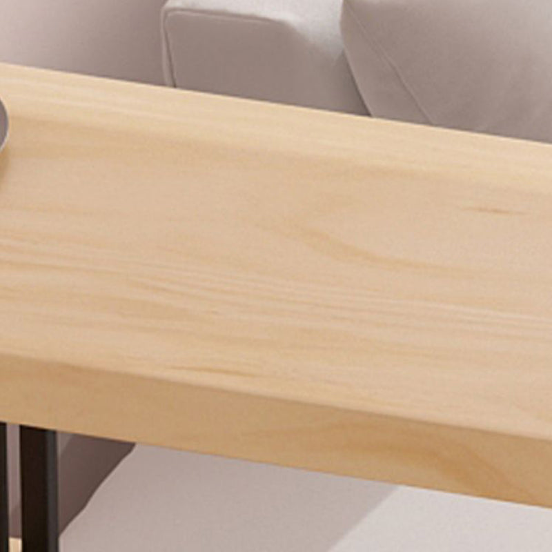 Modern Rectangle Bar Table Set 1/2/3 Pcs Solid Wood Bar Table Set