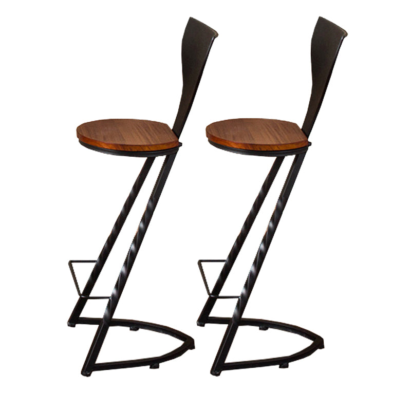 Industrial Style Solid Wood Pub Dining Set 1/2/5 Pcs Rectangular Pub Set for Home