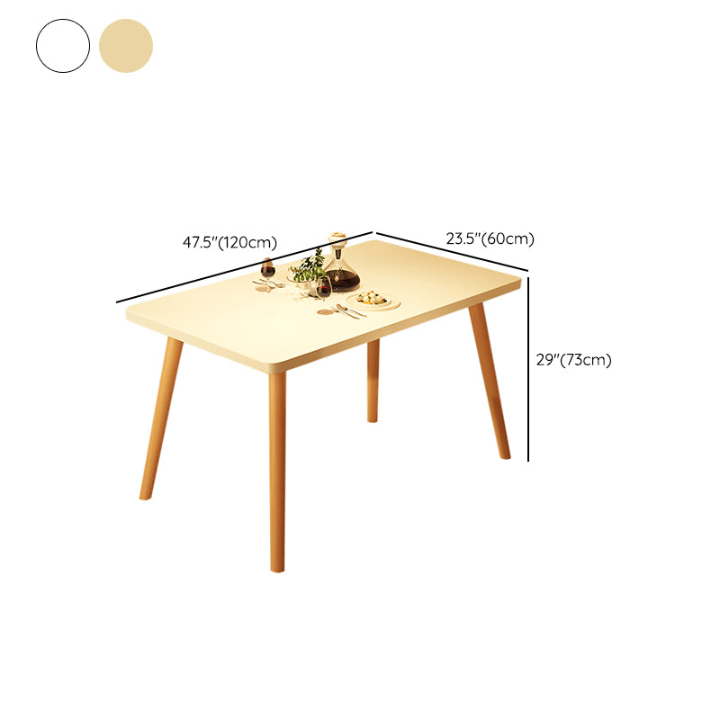 Modern Table Tripod Base Dining Table for Kitchen Dining Room