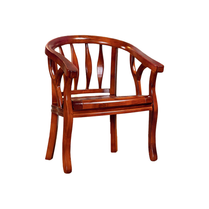 Solid Wood Frame Dining Chairs Dining Arm Chair for Dining Room