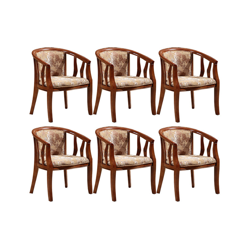 Solid Wood Frame Dining Chairs Dining Arm Chair for Dining Room