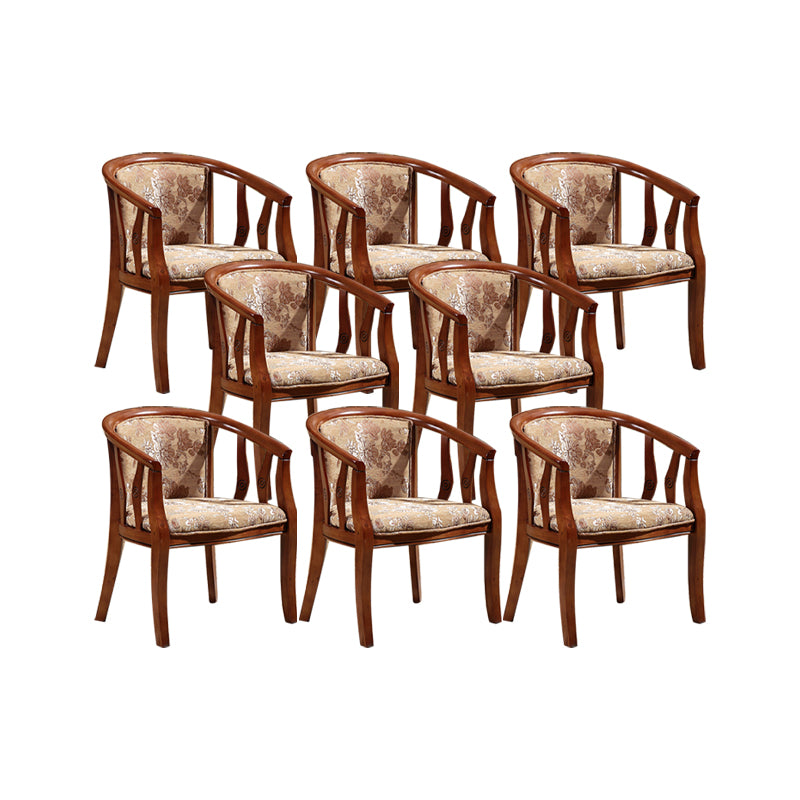 Solid Wood Frame Dining Chairs Dining Arm Chair for Dining Room