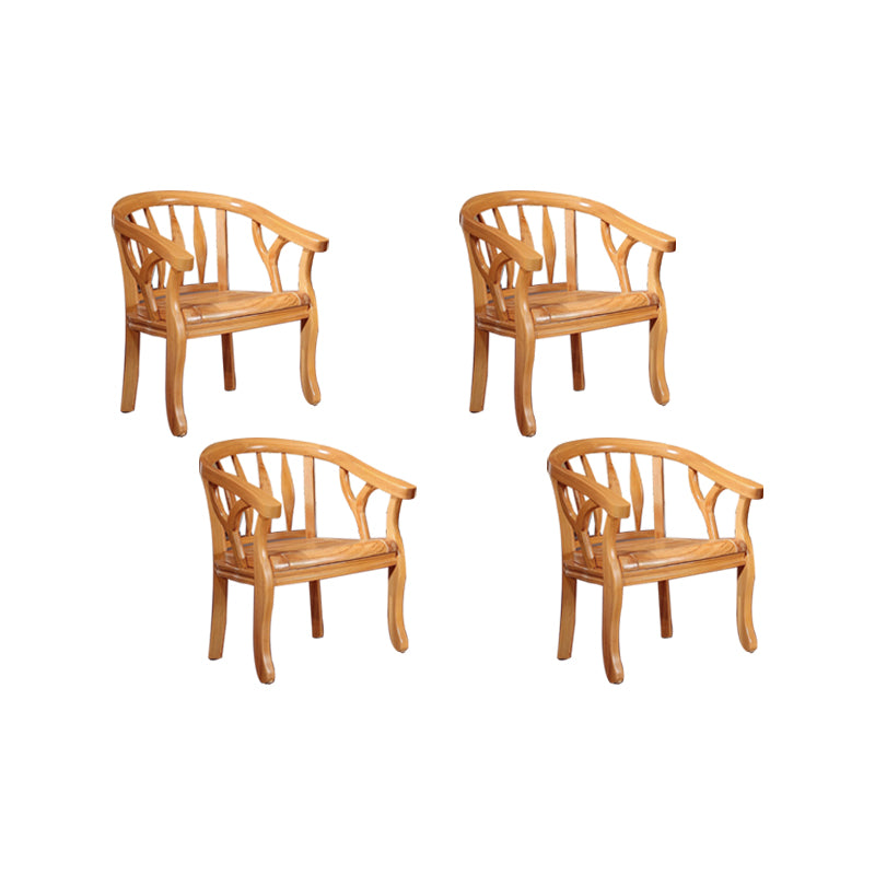 Solid Wood Frame Dining Chairs Dining Arm Chair for Dining Room