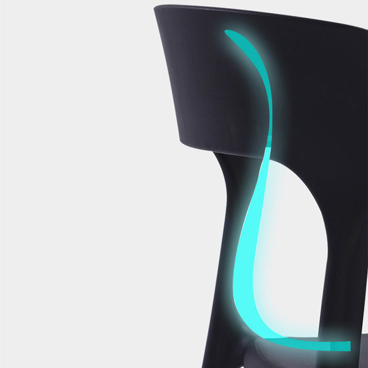 Nordic Armrest Stackable Chair with Acrylic Legs for Dining Room