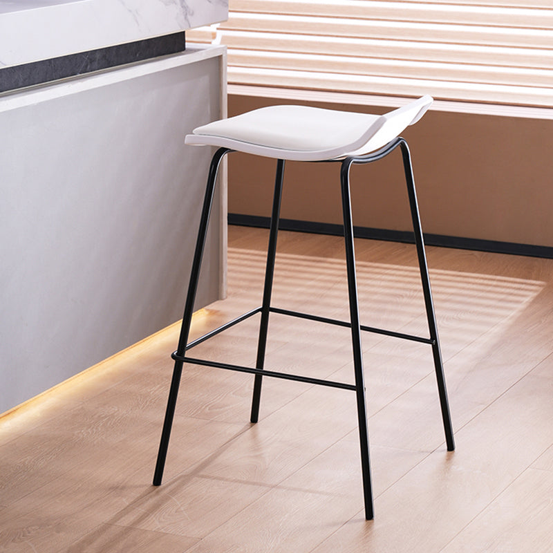 Industrial Style Metal Bar Stool Footrest Counter Stool for Restaurant