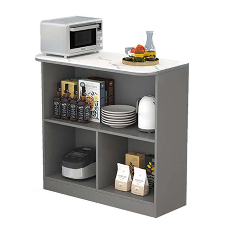 Modern Indoor Bar Dining Table Rectangle Faux Marble Bar Table