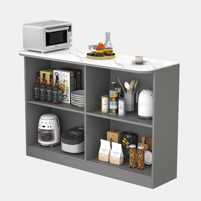 Modern Indoor Bar Dining Table Rectangle Faux Marble Bar Table