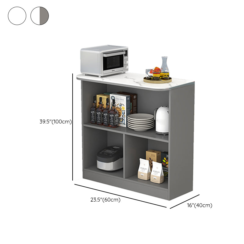 Modern Indoor Bar Dining Table Rectangle Faux Marble Bar Table
