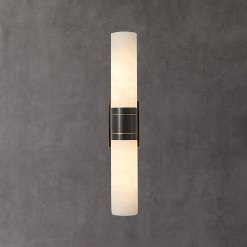 Cylinder Shape Metal Wall Sconces Modern 2-Lights Wall Mount Light Fixture