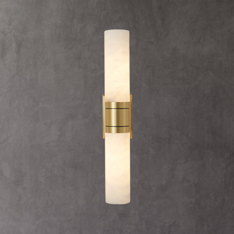 Cylinder Shape Metal Wall Sconces Modern 2-Lights Wall Mount Light Fixture