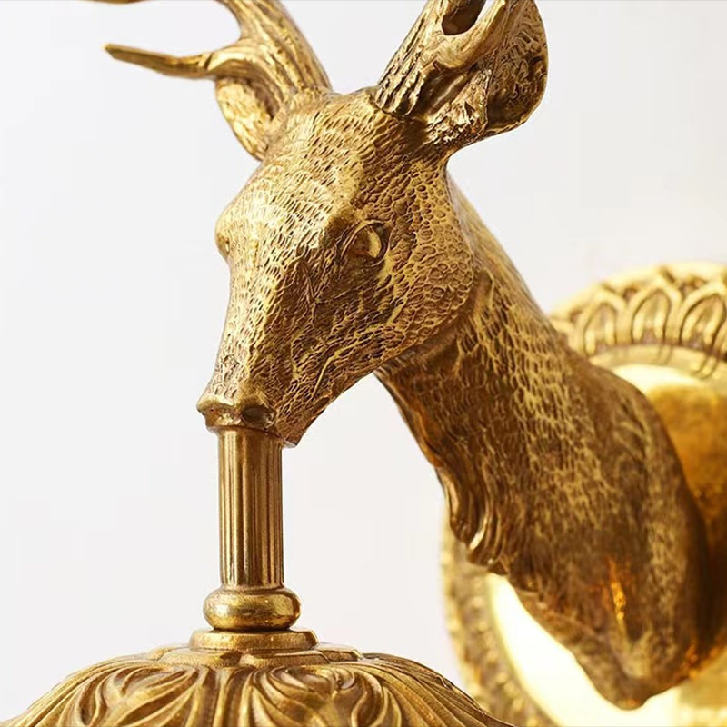 Unique Shape Crystal Wall Sconces Modern 1-Light Wall Mount Light Fixture in Gold