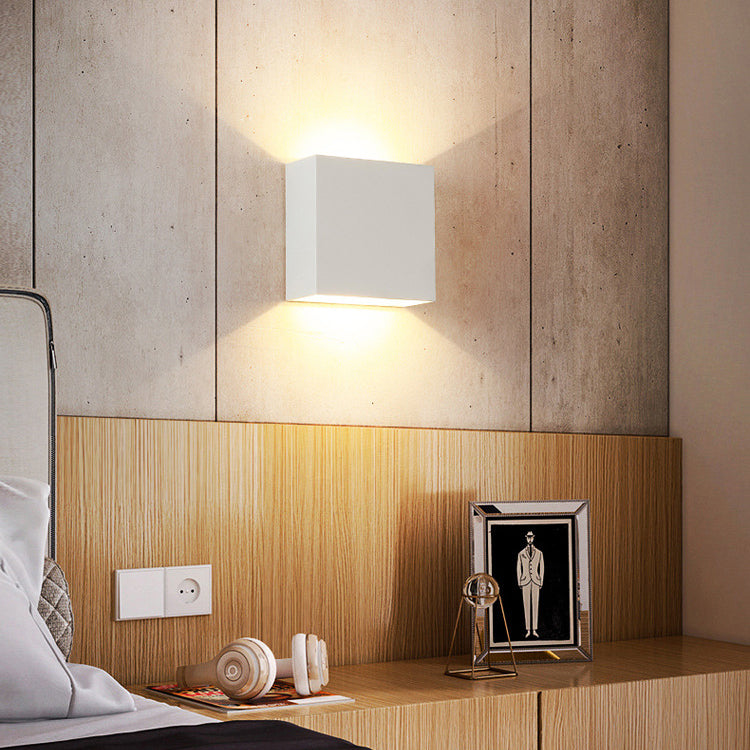 Metal Rectangle Wall Light Sconces Minimalism 1 Light Wall Mounted Lamp