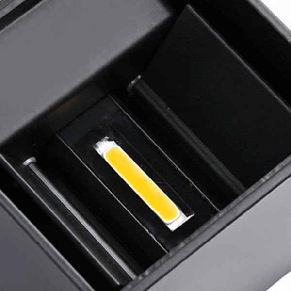 Metal Rectangle Wall Light Sconces Minimalism 1 Light Wall Mounted Lamp