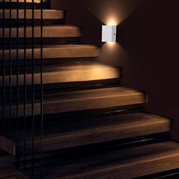 Metal Rectangle Wall Light Sconces Minimalism 1 Light Wall Mounted Lamp