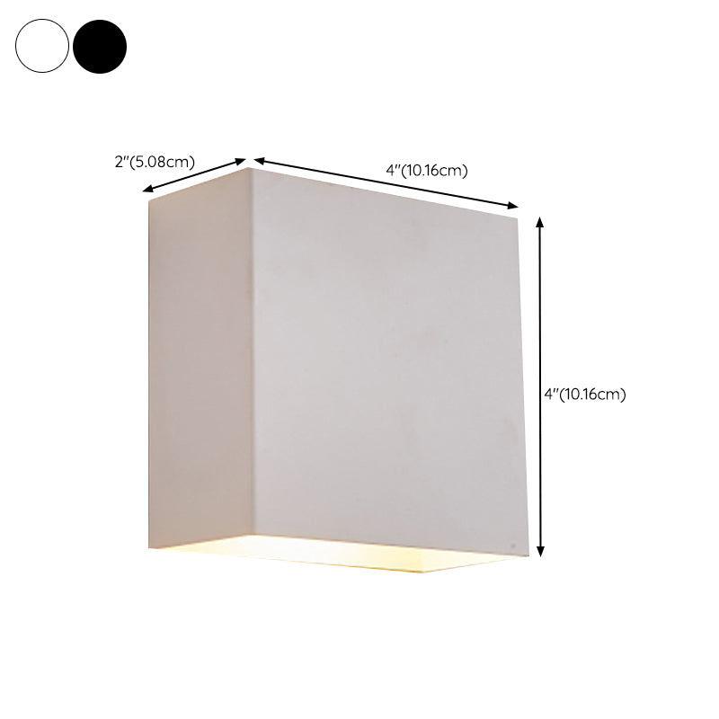 Metal Rectangle Wall Light Sconces Minimalism 1 Light Wall Mounted Lamp