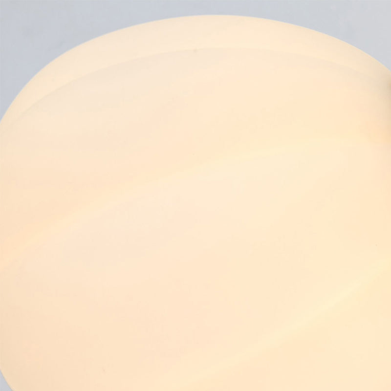 Modern Metal Wall Sconce 1 Light Wall Light with Glass Shade for Bedroom