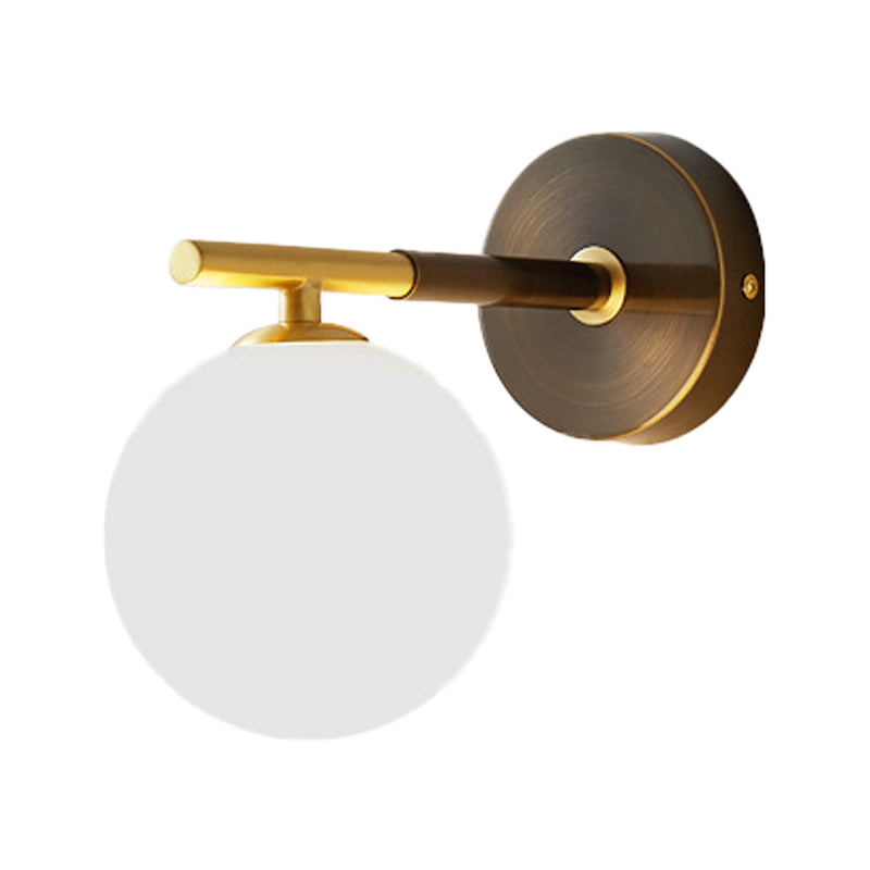 Contemporary 1/2-Light Bathroom Vanity Light Black Shaded Bath Bar