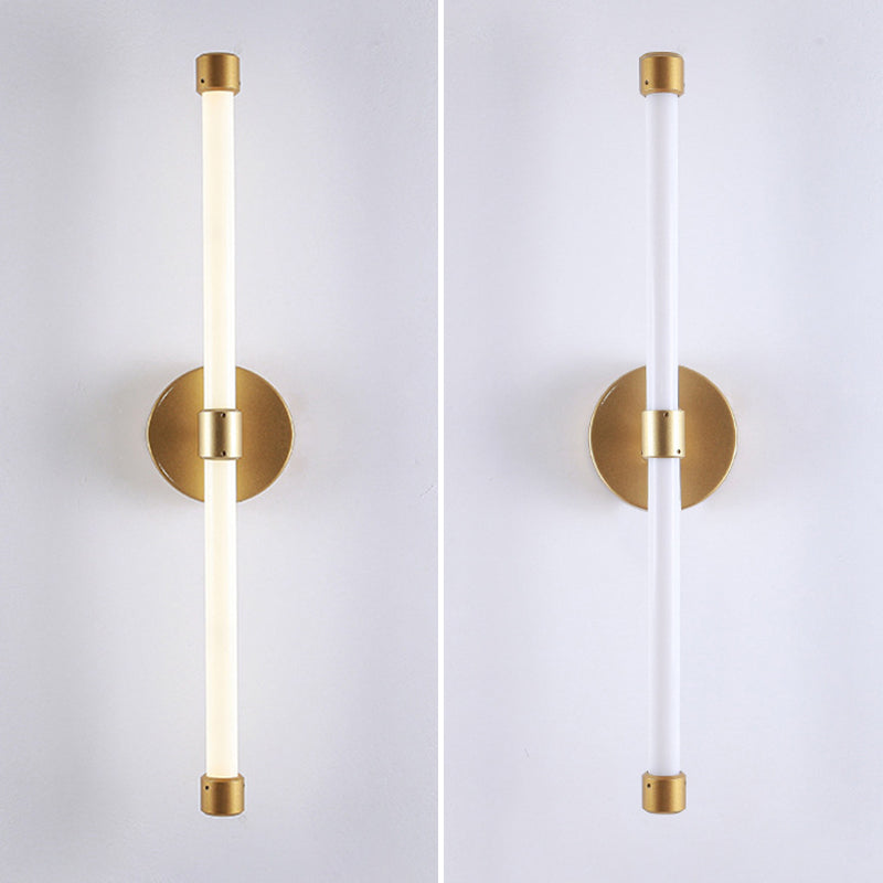Minimalism Wall Light Fixture Streamlined LED Mirror Lamp for Bathroom