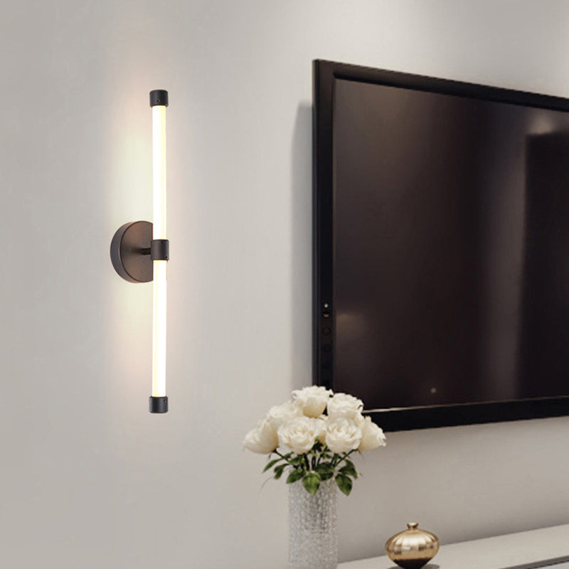 Minimalism Wall Light Fixture Streamlined LED Mirror Lamp for Bathroom