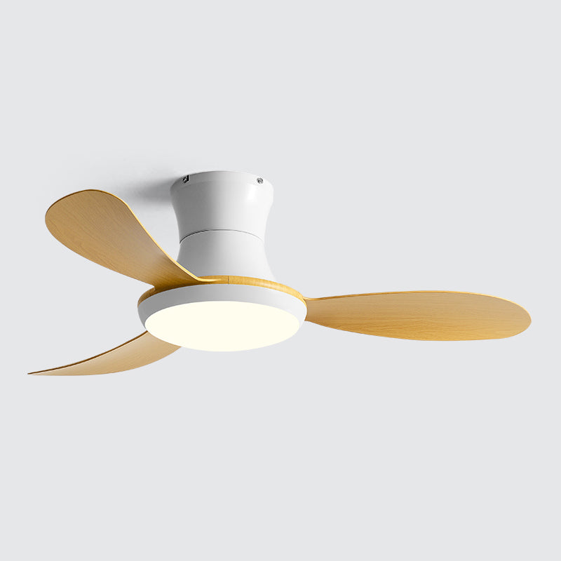 Metal Fan Shape Ceiling Fan Kid Style 1-Light Ceiling Mount Fans Fixtures