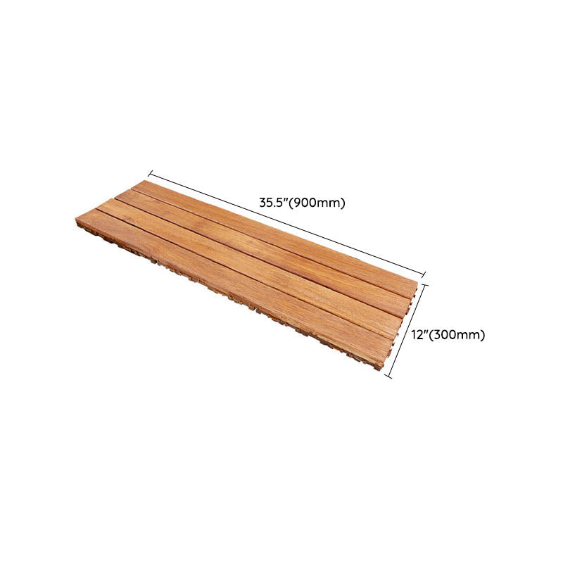 Wood Patio Flooring Tiles Outdoor Interlocking Decking Tiles with Waterproof